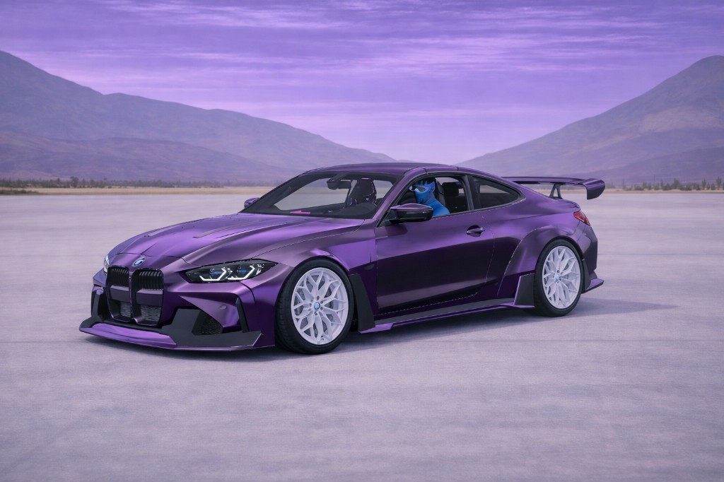 F480R — purple widebody BMW M4