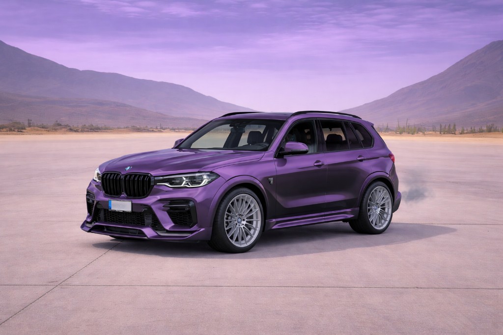 GCB23X7 — purple BMW X7 style SUV