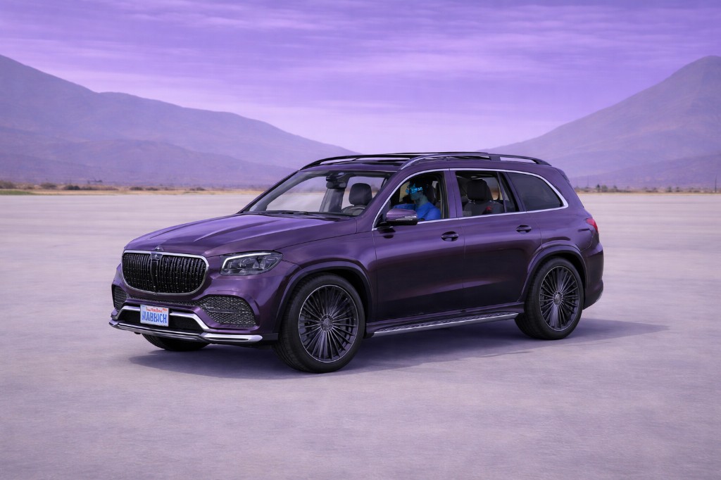 GSL600LARTE — purple Mercedes-Maybach GLS style SUV