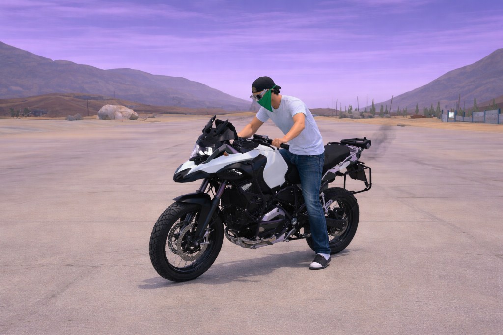 R1200GS — white adventure motorcycle