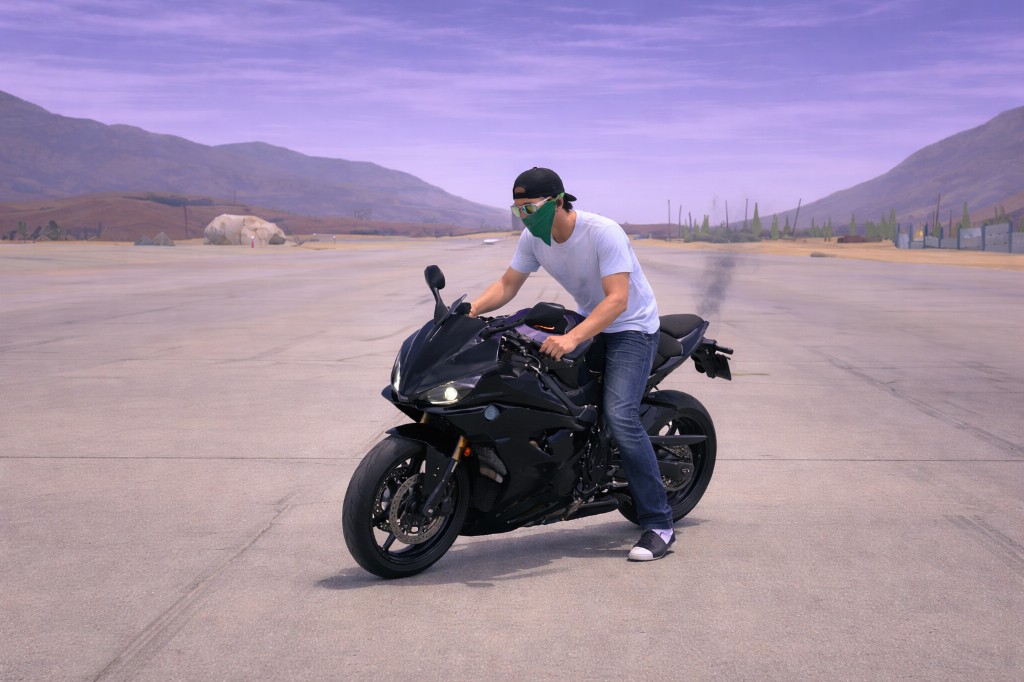 S1000RR — black BMW sport motorcycle